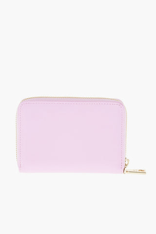 LOVE faux leather wallet with zip closure