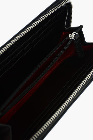 LOVE all over logo faux leather wallet with zip closure