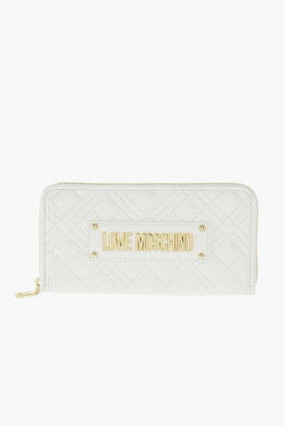 LOVE quilted faux leather wallet