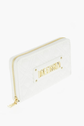 LOVE quilted faux leather wallet