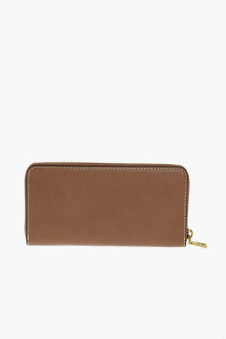 LOVE faux leather wallet with zip closure