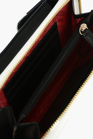 LOVE faux leather wallet with removable shoulder strap