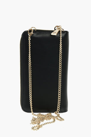 LOVE faux leather wallet with removable shoulder strap