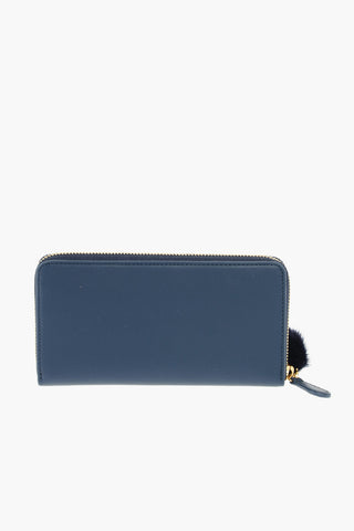 LOVE faux leather wallet with zip closure
