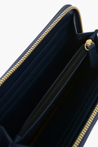 LOVE faux leather wallet with zip closure