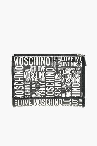 LOVE all over logo faux leather wallet
