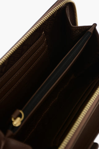 LOVE faux leather wallet with removable shoulder strap
