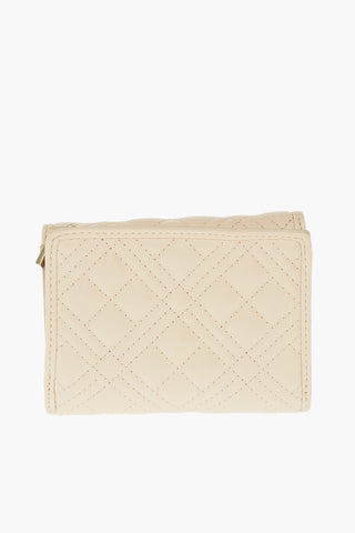 LOVE quilted faux leather wallet
