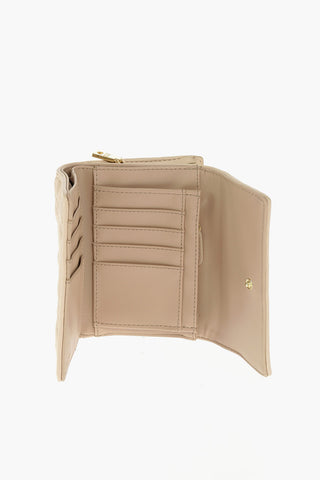 LOVE quilted faux leather wallet