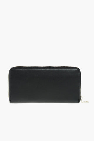 LOVE faux leather wallet with zip closure