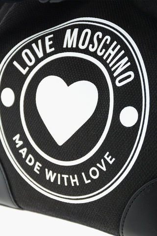 LOVE borsa a secchiello con stampa frontale