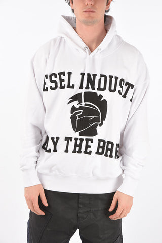 two tone S-ALBY-X1 sweatshirt with hood