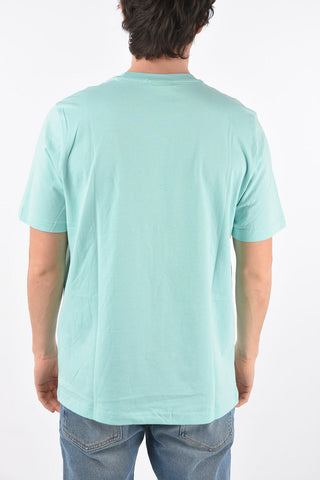 t-shirt T-JUST-E9 in cotone organico con stampa frontale