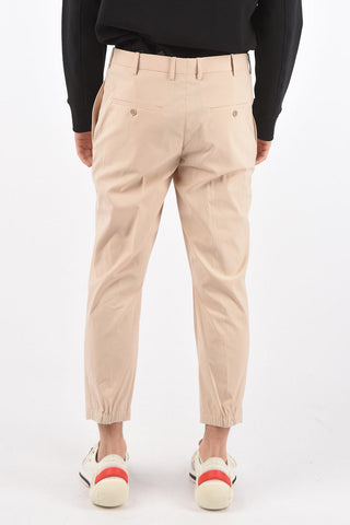 slim fit belt loops trousers