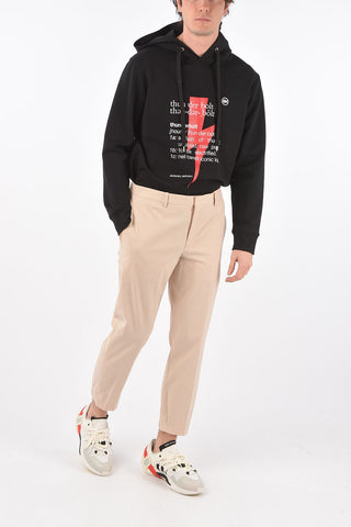 slim fit belt loops trousers