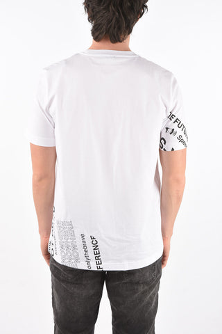 t-shirt girocollo T-JUST-FOLDED stampata