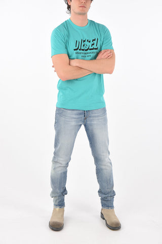 front maxi printed logo T-DIEGOS-A5 t-shirt