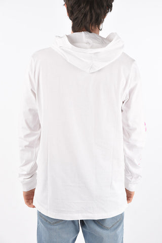 felpa leggera T-JUST-LS-HOOD-X30 con cappuccio