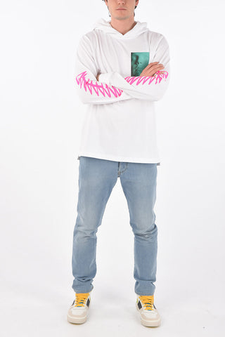felpa leggera T-JUST-LS-HOOD-X30 con cappuccio