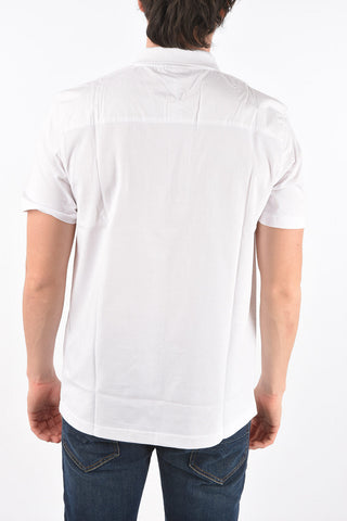 double layer 3 buttons T-ERPOLOCK polo shirt with front breast pockets