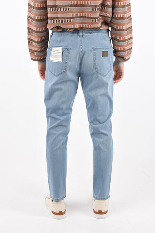 ZZEGNA 17cm stretch denim jeans