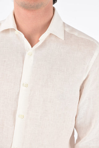 EZ LUXURY linen spread collar shirt