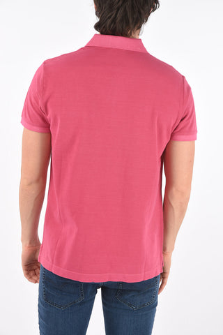 pique' 4 buttons T-KAL-2 polo shirt with breast pocket