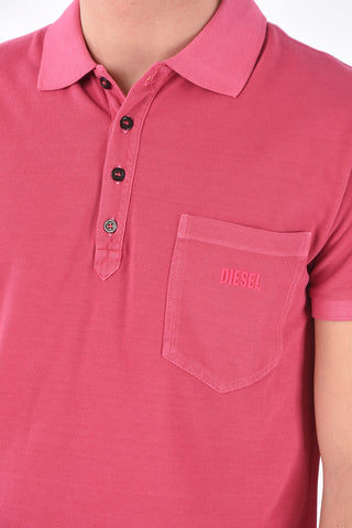 pique' 4 buttons T-KAL-2 polo shirt with breast pocket
