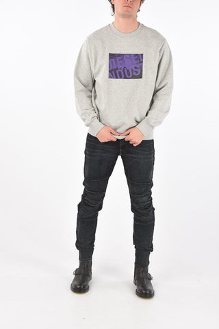 crew-neck S-GIRK-K31 sweatshirt with front print