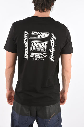back printed cotton T-DIEGOS-K42 t-shirt