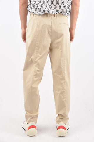 pantalone a doppia pince slim fit