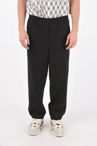  easy fit pants with pinstriped detail on the front 