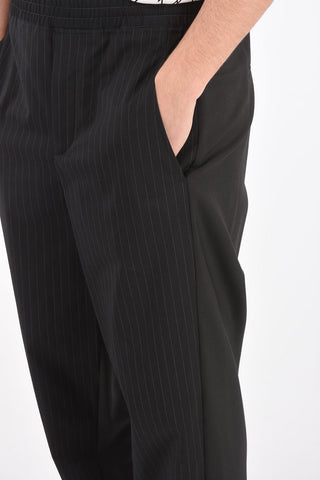  easy fit pants with pinstriped detail on the front 