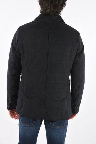 CC COLLECTION Faux Suede Padded Blazer