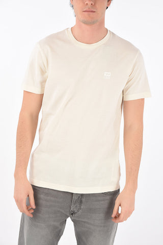 t-shirt T-DIEGOS-K31 girocollo in cotone con logo