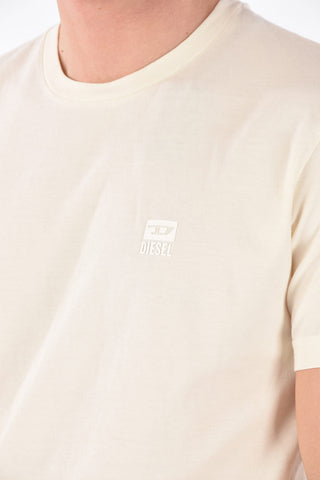 t-shirt T-DIEGOS-K31 girocollo in cotone con logo