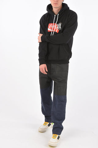 COCA COLA hooded CC-S-ALBY-COLA sweatshirt with maxi patch pocket