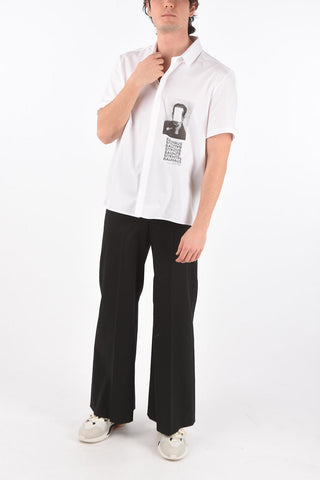 printed BAUHAUS shirt with spread collar