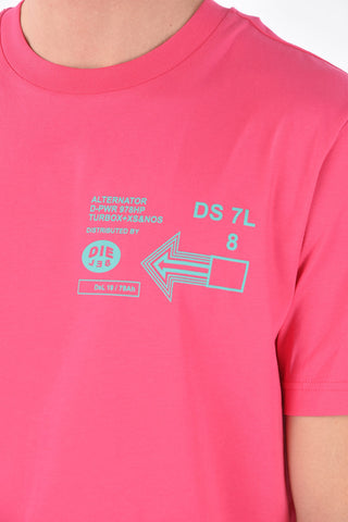 crew-neck T-JUST-A39 t-shirt with print