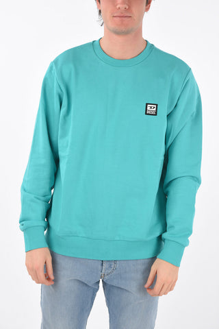 crew-neck S-GIRK-K12 sweatshirt with embroidery logo