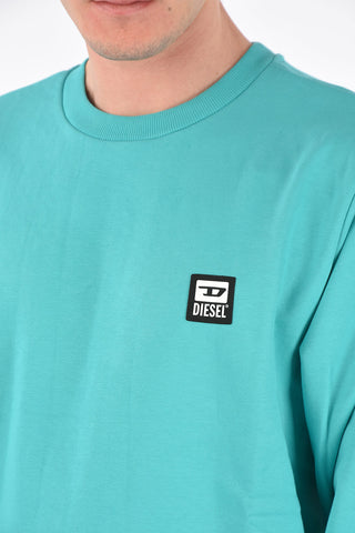 crew-neck S-GIRK-K12 sweatshirt with embroidery logo