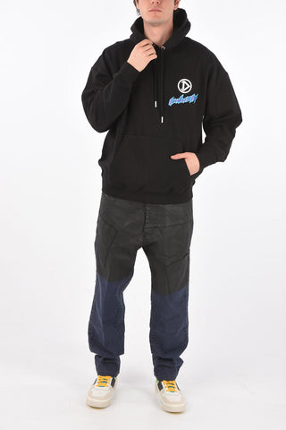 maxi patch pocket S-UMMER-E4 sweatshirt with hood