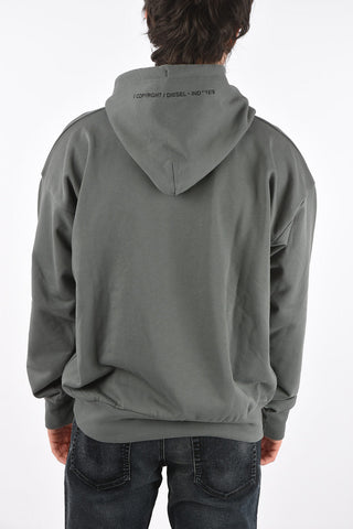 hooded S-ALBY-COPY-J1 sweatshirt with maxi patch pocket