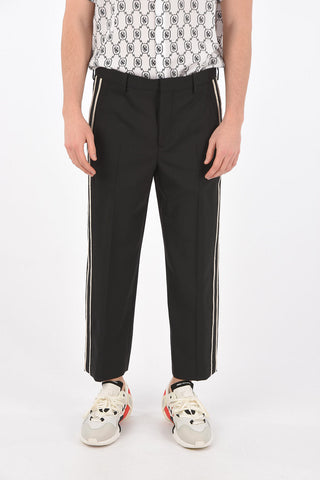 pantalone slim fit a vita regolare