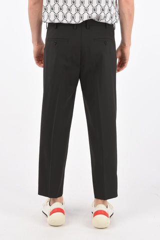 pantalone slim fit a vita regolare