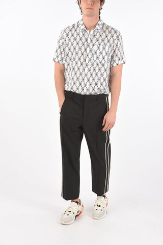 pantalone slim fit a vita regolare