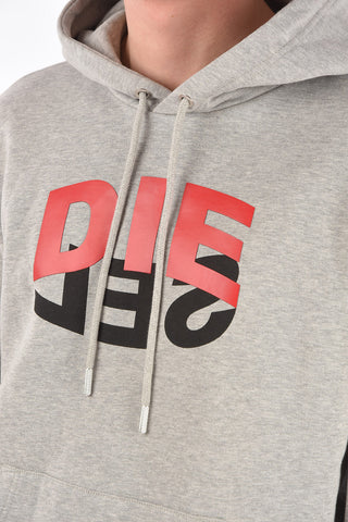 logo printed S-GIRK-HOOD-N1 sweatshirt with hood