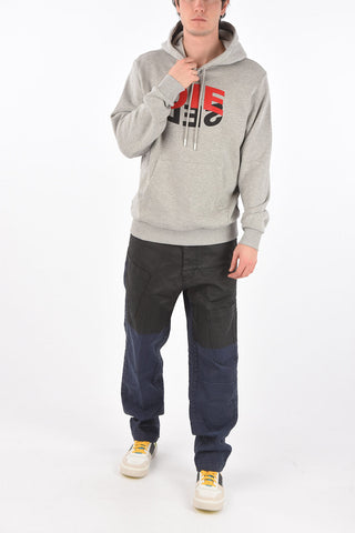 logo printed S-GIRK-HOOD-N1 sweatshirt with hood
