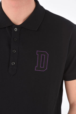 pique' 4 buttons T-SKATT-A1 polo shirt with embroidery