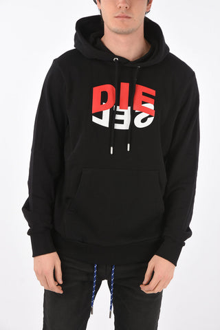 sweatshirt S-GIRK-HOOD-N1 with front logo print